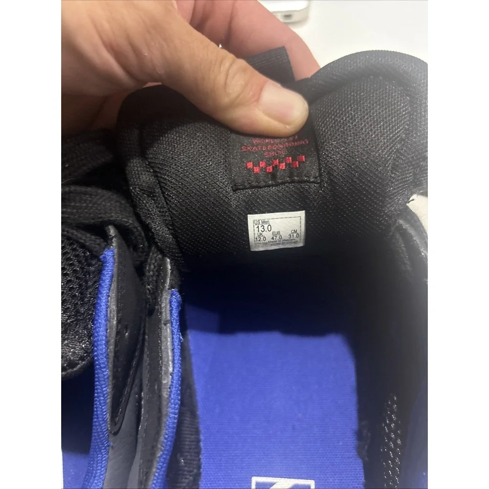 Size 13 - Vans Skate Mixxa Retro - Black Grey